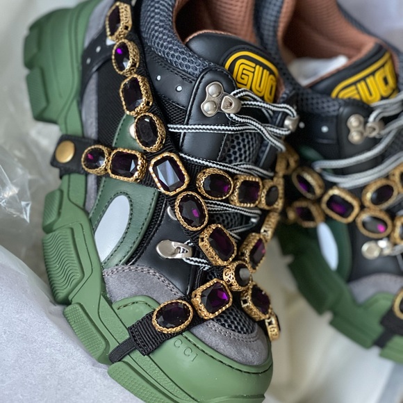 NIB Gucci FlashTrek sneakers size 37.5 - Picture 4 of 6